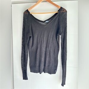 Bench Black Long Sleeve Sweater